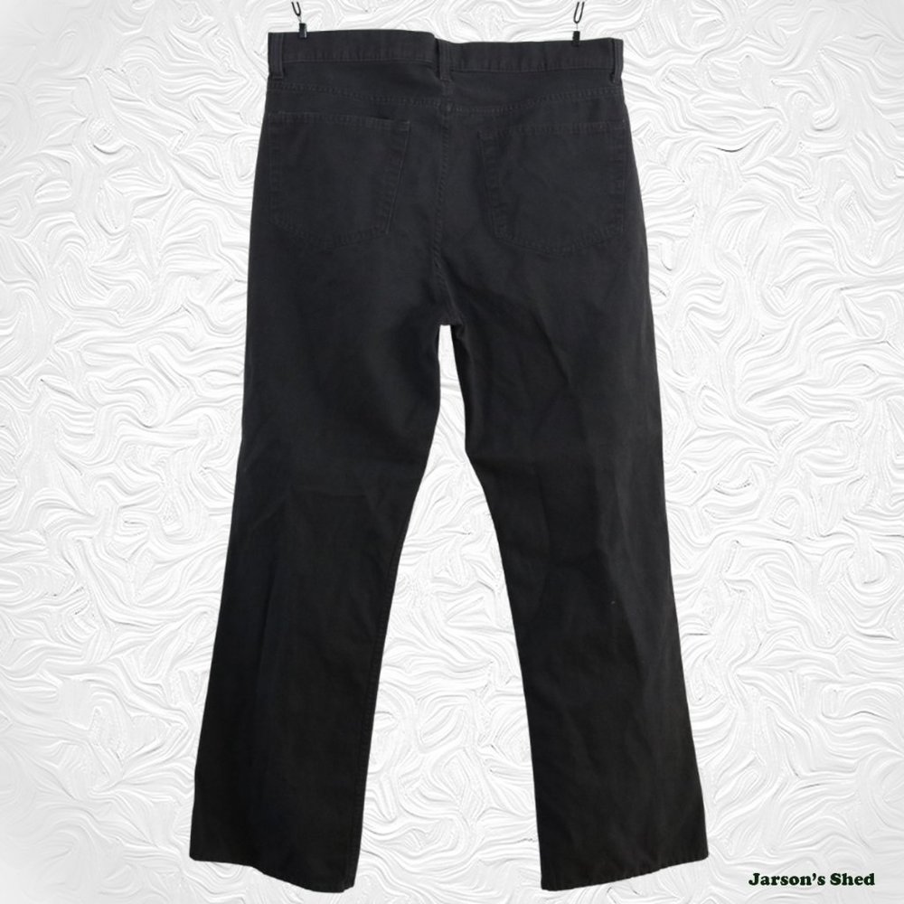 GAP - Men's 35X32" Boot Fit Grey Cotton Pants - Picture 2 of 2
